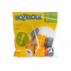 Hozelock 23556001 Zestaw startowy, dysza 2292, 2 złączki do węża, przyłącze 2184