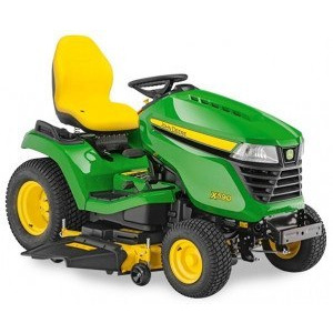 JOHN DEERE X590 traktor ogrodowy z agregatem koszącym 122 cm Accel Deep /  TRANSPORT FIRMOW