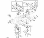 NOŻE DO TRAKTORKA JOHN DEERE X155 X130 X166 GX23228