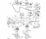 ORYGINALNY PASEK NAPĘDOWY NOŻY JOHN DEERE DO MODELU X146R