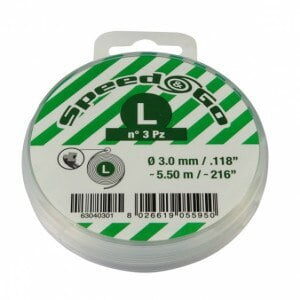 Oleo-Mac Żyłka Speed&Go - L: Ø 3,0 mm / 0,118" (5,5 m / 216") 10 sztuk w opakowaniu
