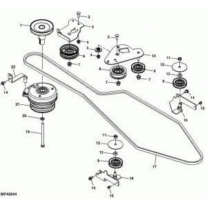 PASEK NAPĘDOWY DO JOHN DEERE X155 GX23798