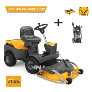 Zestaw Traktor ogrodowy STIGA Park 340 PWX + Agregat Park 95 Combi EL QF + HPS 345 R