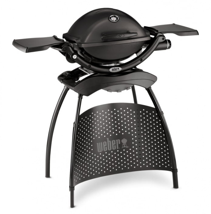 Weber Q 1200 Stand - Grill gazowy z rusztem o powierzchni 43 x 32 cm