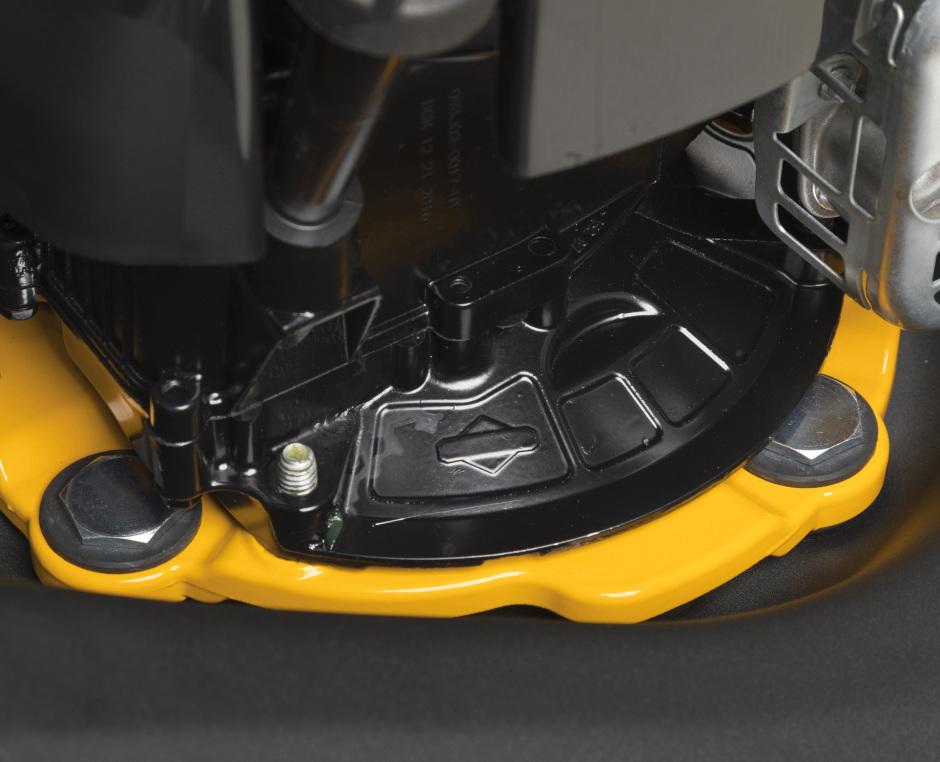 Kosiarka z systemem kontroli wibracji