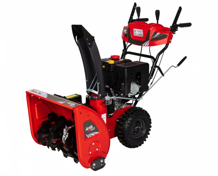 Oleo-Mac ARTIK 62 ELD - Dwustopniowy system odśnieżania z 14 calowymi kołami Super Grip