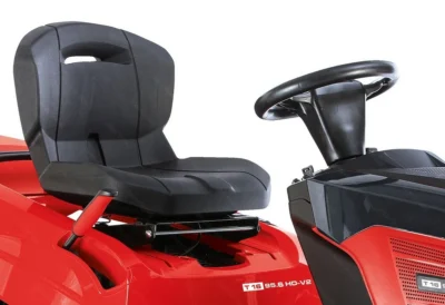 Solo by AL-KO T16-95.6 HD V2 - 310-litrowy kosz na ściętą trawę z sygnałem dźwiękowym informującym o zapełnieniu.