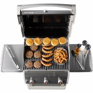 Spirit Original E-310 - Grill wyposażony w ruszty powlekane emalią porcelanową