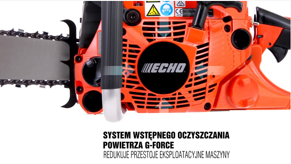 Echo CS-501 SX - System wstępnego oczyszczania powietrza G-Force