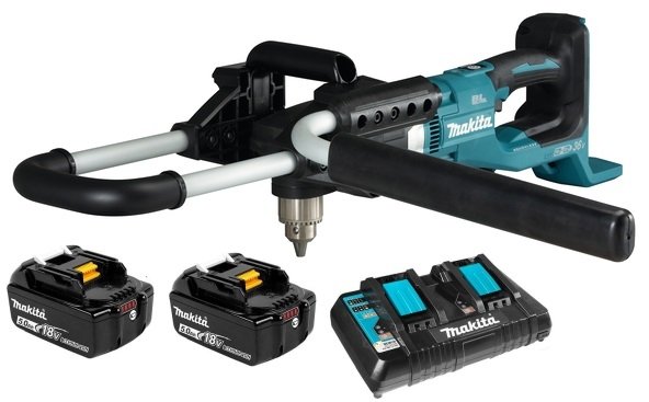Makita DDG460T2X7 - Produkt dostarczany z akumulatorami i ładowarką