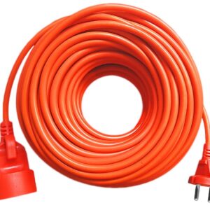 Przedłużacz ogrodowy 20m 2x1mm2  do 2500w