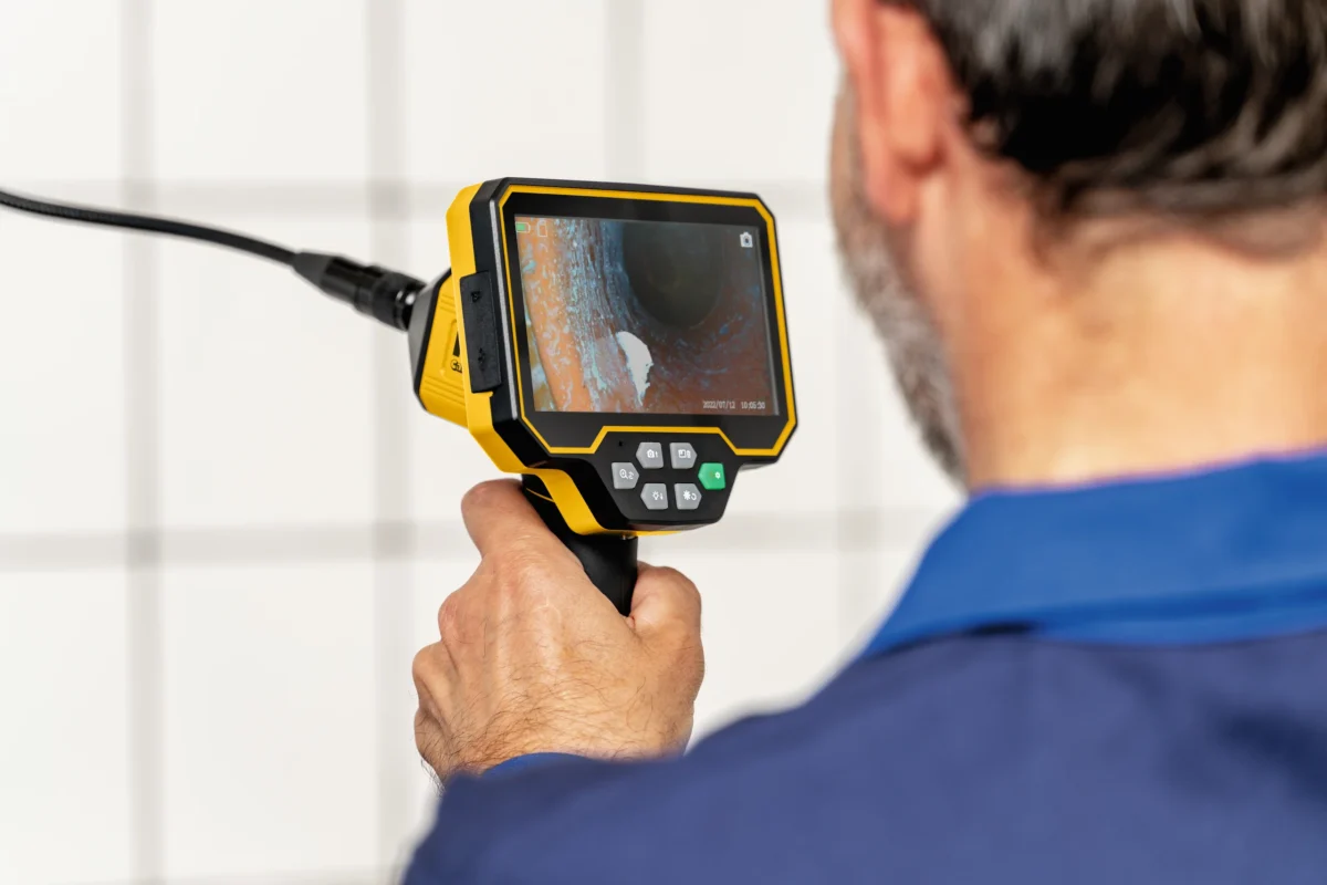 REMS CamScope HD - Monitor z 5" kolorowym wyświetlaczem TFT-LCD, z 4 krotnym zoomem cyfrowym, gniazdem na kartę pamięci microSD, gniazdem USB, zintegrowanym akumulatorem Li-Ion 3,7V, 4,0 Ah.