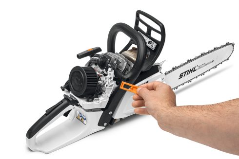 STIHL MS 311 – układ wstępnego ogrzewania gaźnika przeciw oblodzeniu zimą