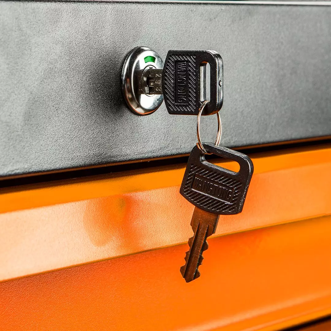 NEO TOOLS 84-221-9 Centralny zamek zabezpieczający zawartość przed dostępem osób trzecich