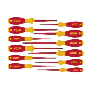 Wiha 41003 - Zestaw wkrętaków SoftFinish electric slimFix (12 części)