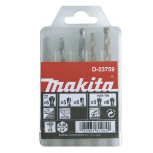 Makita D-23759 - Zestaw wierteł 1/4", 5 szt.