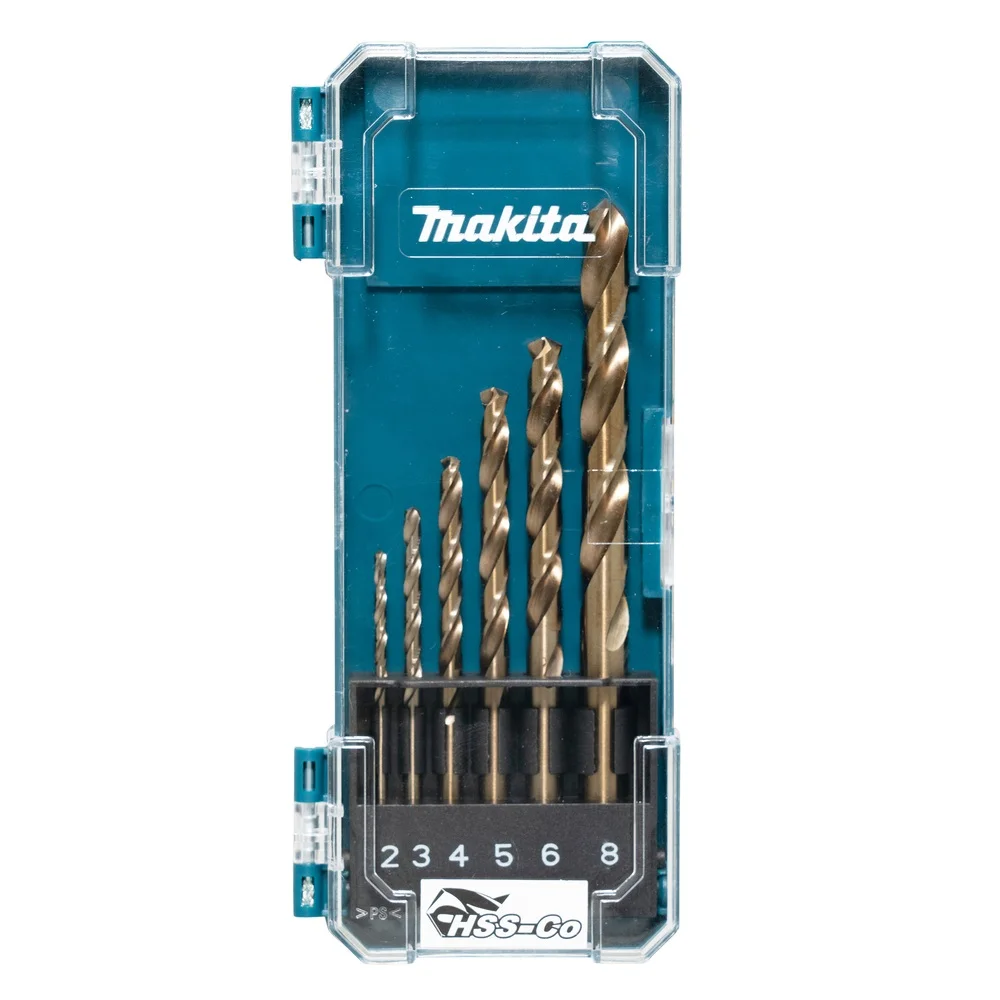 Makita D-75758 - Zestaw wierteł HSS-Co, 6 szt.