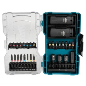 Makita E-07060 - Zestaw bitów i kluczy nasadowych, 30 szt.