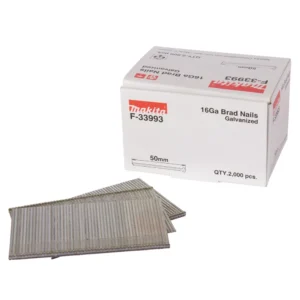 Makita F-33993 - Gwoździe (szpilka), 16 Ga (1,2 mm), 50 mm, 2000 szt.