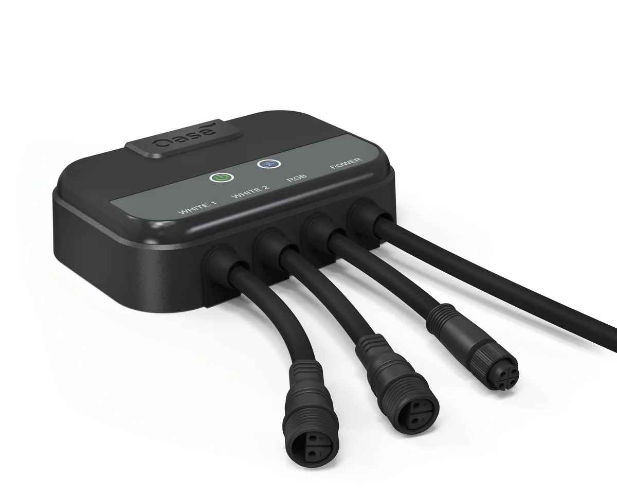 Oase LunAqua Connect Controller OASE Switch - Możliwość personalizacji barw, jasności i harmonogramu, dostosowane do różnych okazji i nastrojów.