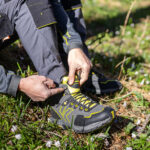 Kapriol 43856; ENDURO NO SAFETY SHOES HIGH LIME GREY; 46