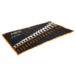 NEO TOOLS 09-753 Klucze płasko-oczkowe 8-32 mm, 17 szt.