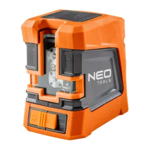 NEO TOOLS 75-101 Laser krzyżowy, czerwony, uchwyt, etui