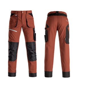 Kapriol SPODNIE DYNAMIC CRAFTSMAN BORDO-CZARNE