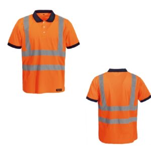 Kapriol Koszulka z kołnierzykiem w kolorze pomarańczowym