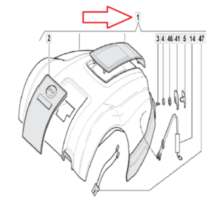 Obudowa do robota Stiga Autoclip M5