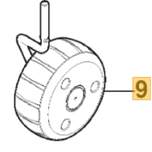Kółko  przednie  do robota Stiga