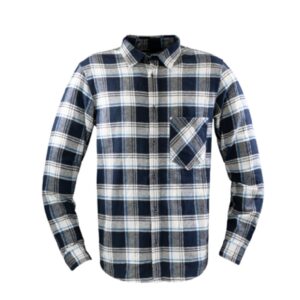 Kapriol koszula w kratę niebiesko-szara