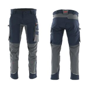 SARA Spodnie do pasa MOTIONFLEX (Granatowy + Szary)