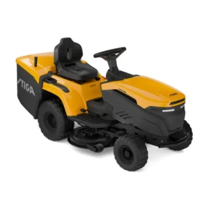 STIGA Estate 384e – Akumulatorowy Traktor Ogrodowy 84 cm | Kosz 240 l | 56V